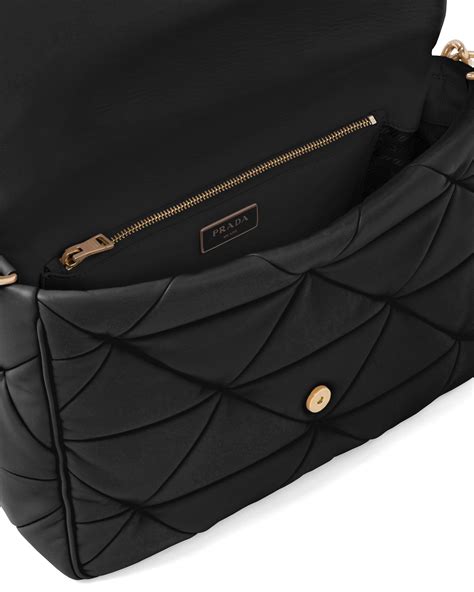 Prada System nappa leather patchwork bag.